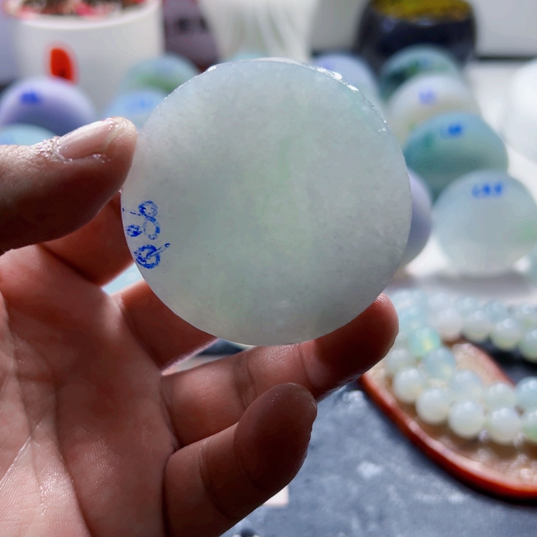 会***蛙定制翡翠未镶嵌09809090