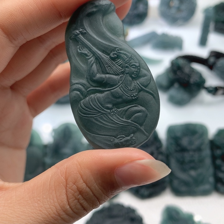 定制翡翠未镶嵌毛货不退不换