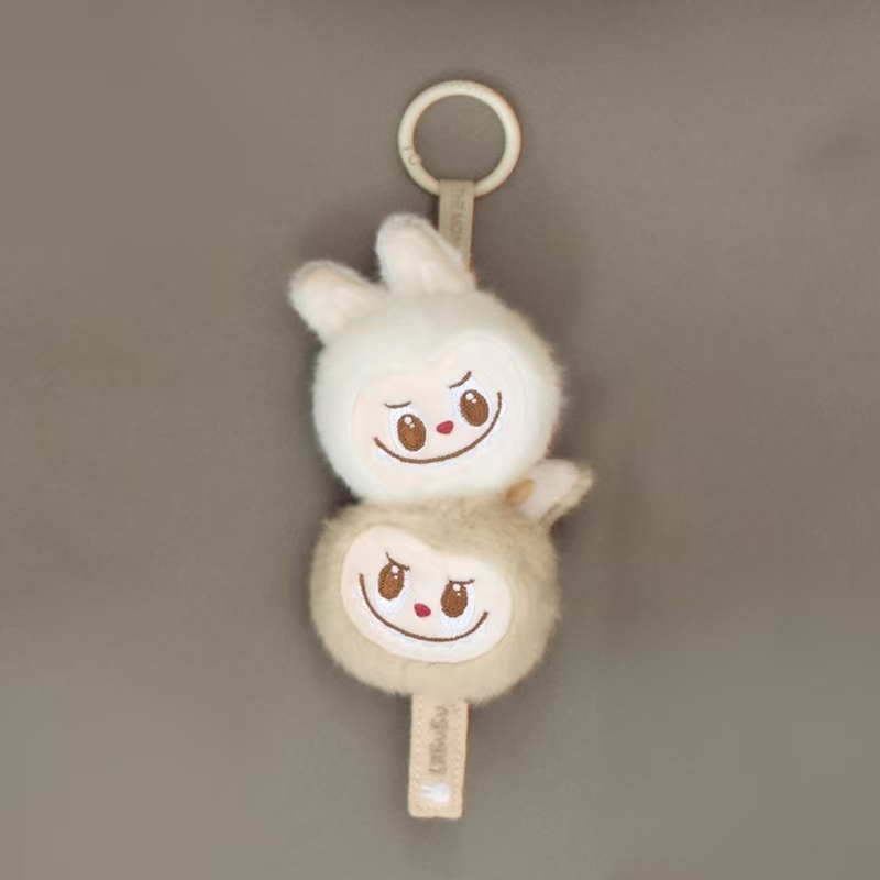 POP MART /泡泡玛特【现货】labubu海鲜丸子钥匙挂件【庆】