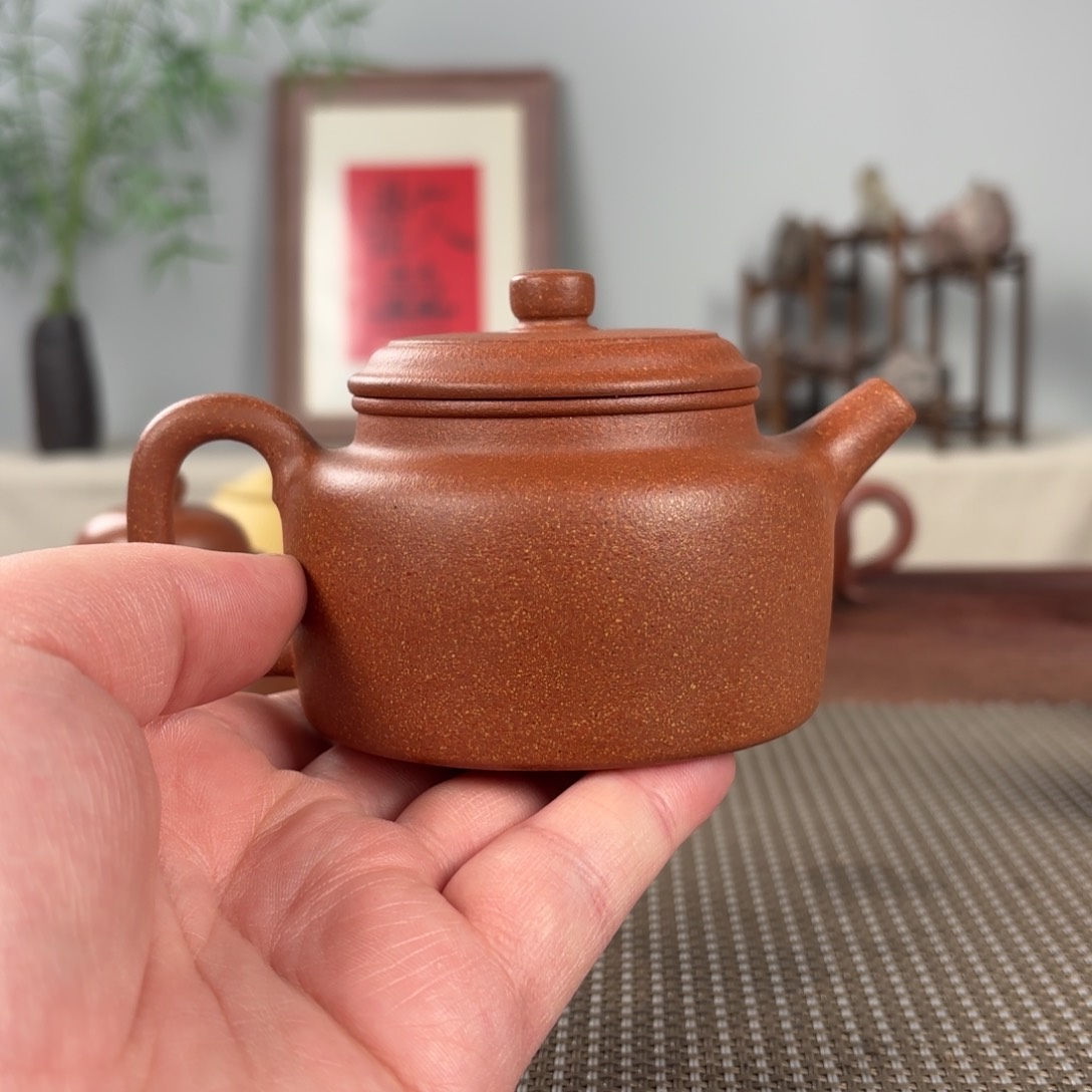 紫砂茶壶黄龙山原矿紫砂壶200