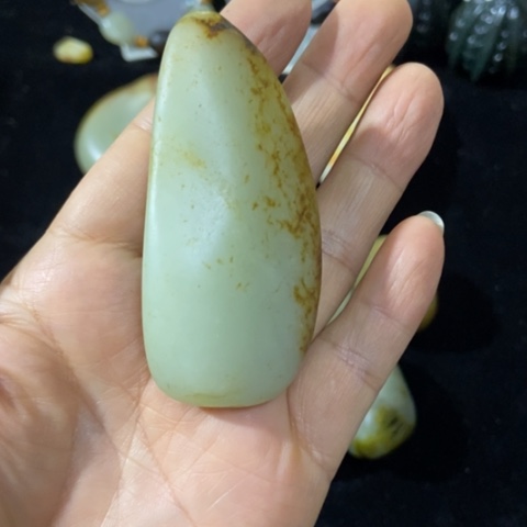 未***否和田玉（糖玉）未镶嵌车挂