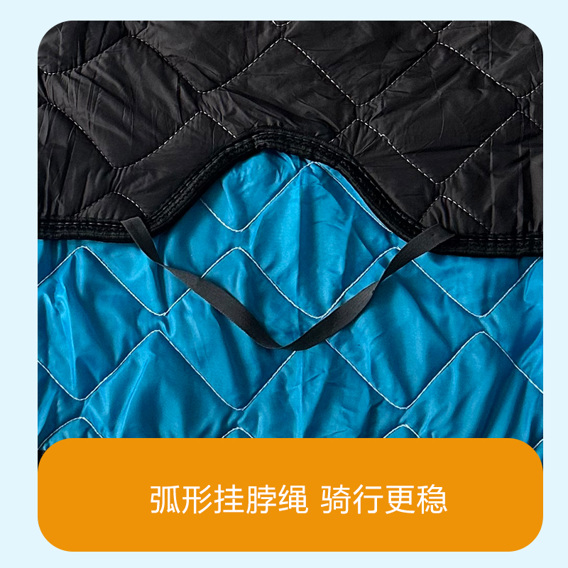 四季通用电动车挡风被防水防尘防晒防寒保暖护胸连体设计