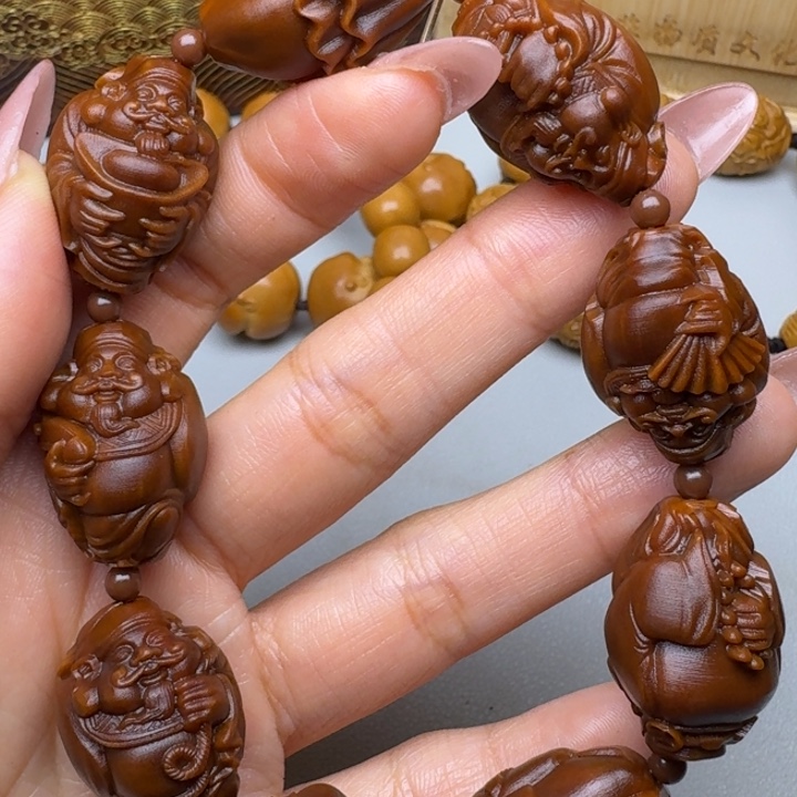 橄榄核手串/手链财神