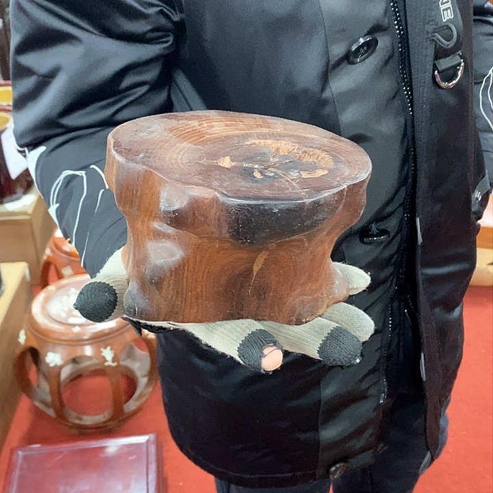 紫檀木类端景台红木家具的