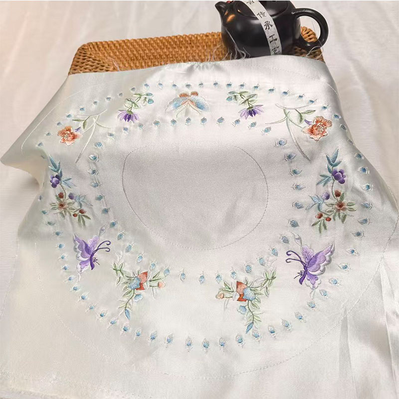 （花雨蝶）中式清汉女领条花边古董马褂国风刺绣边条辅料批发绣花