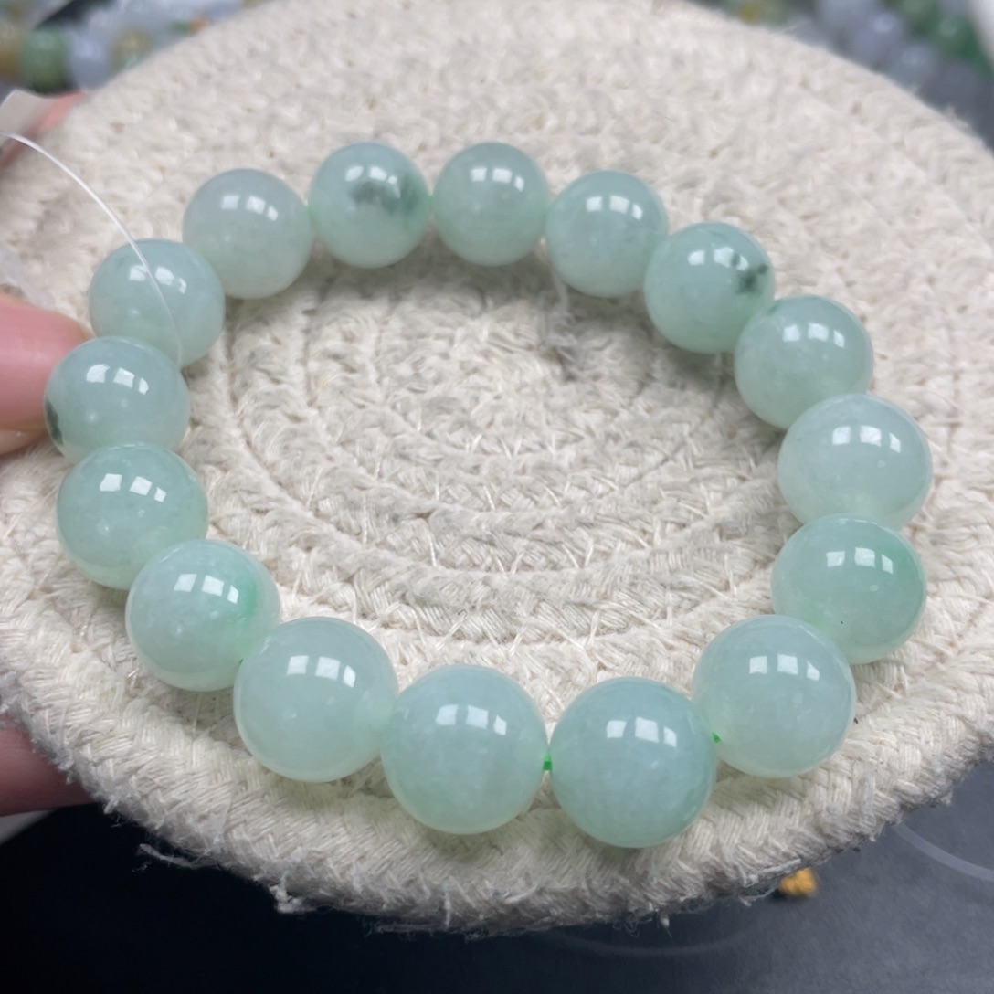 翡翠未镶嵌手链天然A货缅甸翡翠12