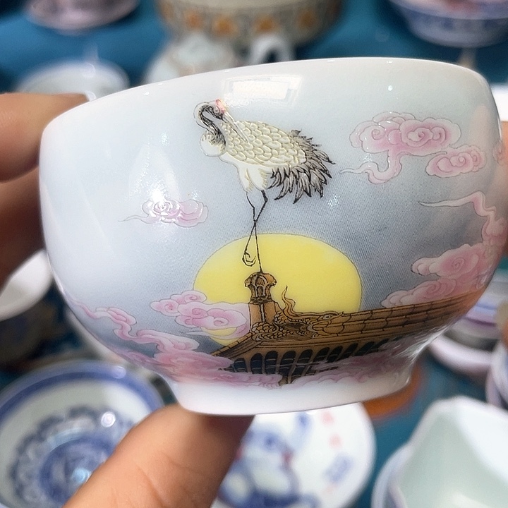 景德镇陶瓷主人杯123455