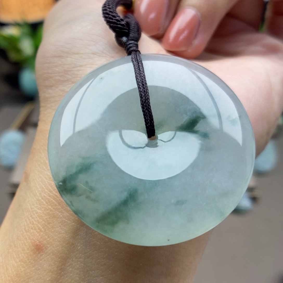 翡翠未镶嵌颈饰吊坠54