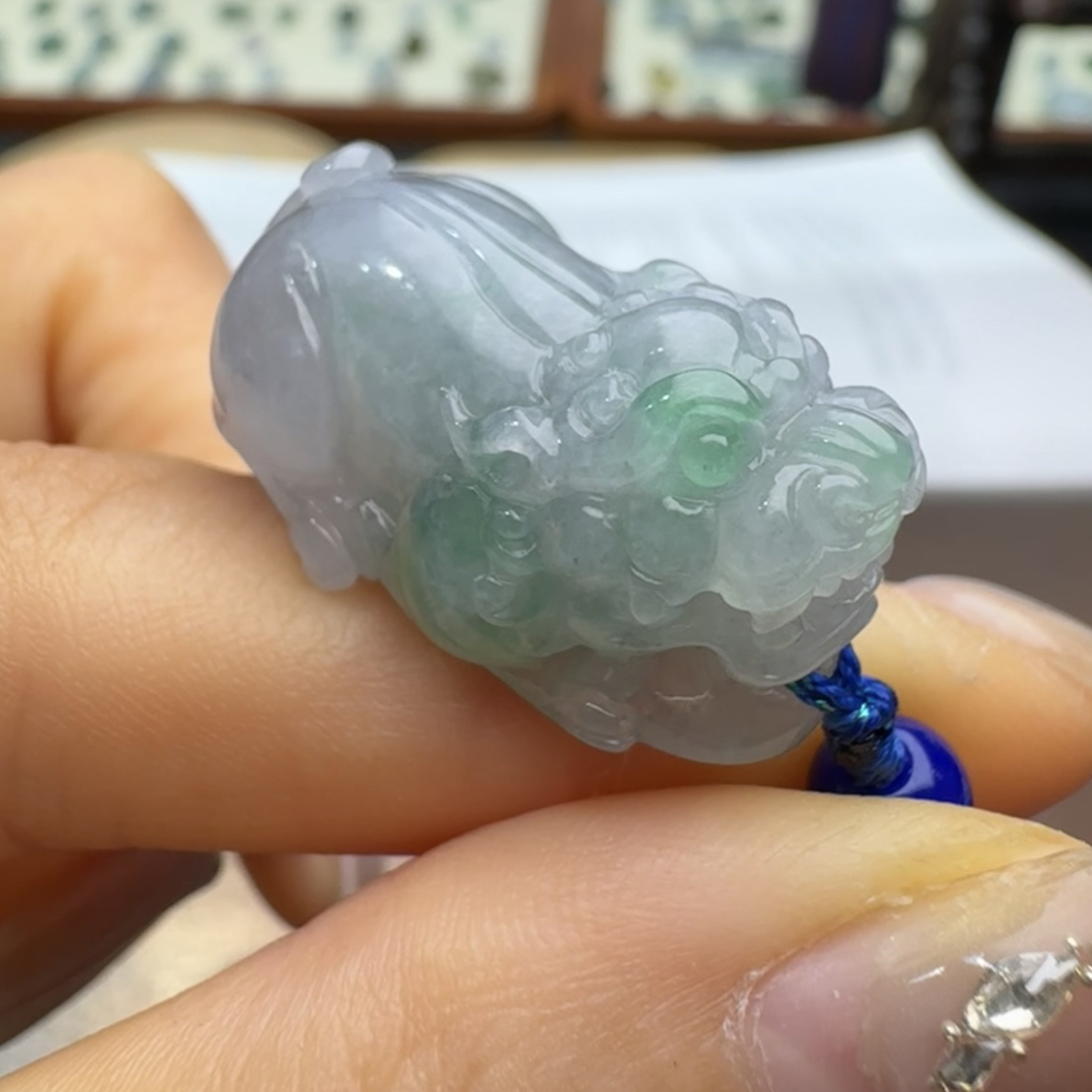 天然缅甸翡翠A货貔貅