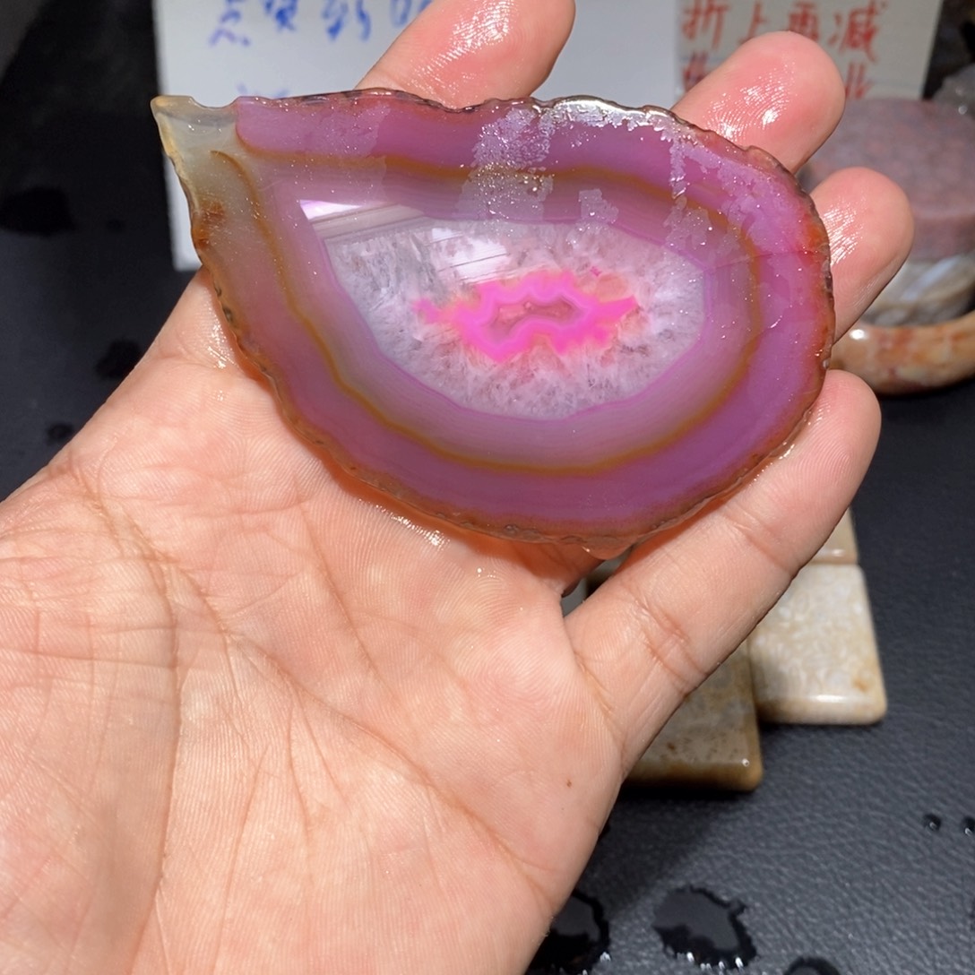 【闪购商品】硅化玉颈饰足银镀金镶嵌