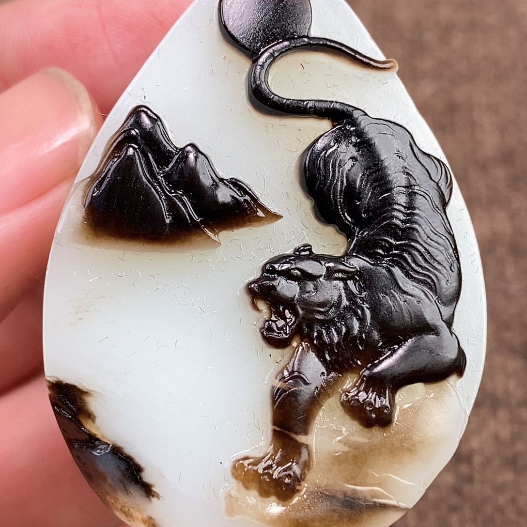 和田玉挂件未镶嵌