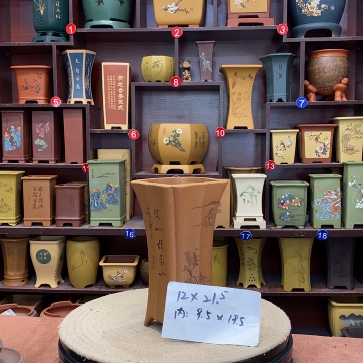 紫砂花盆紫砂花盆