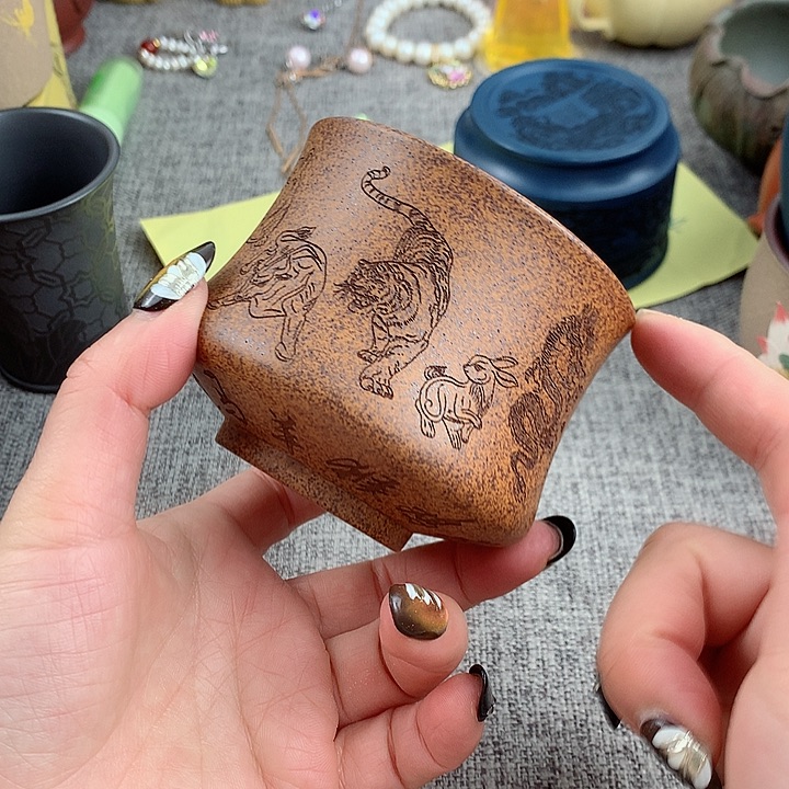 紫砂茶杯高端主人杯