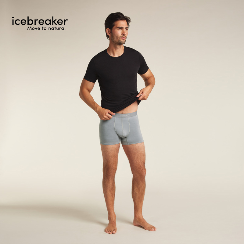 icebreaker夏季新品美利奴羊毛男125 ZoneKnit平角内裤户外跑步