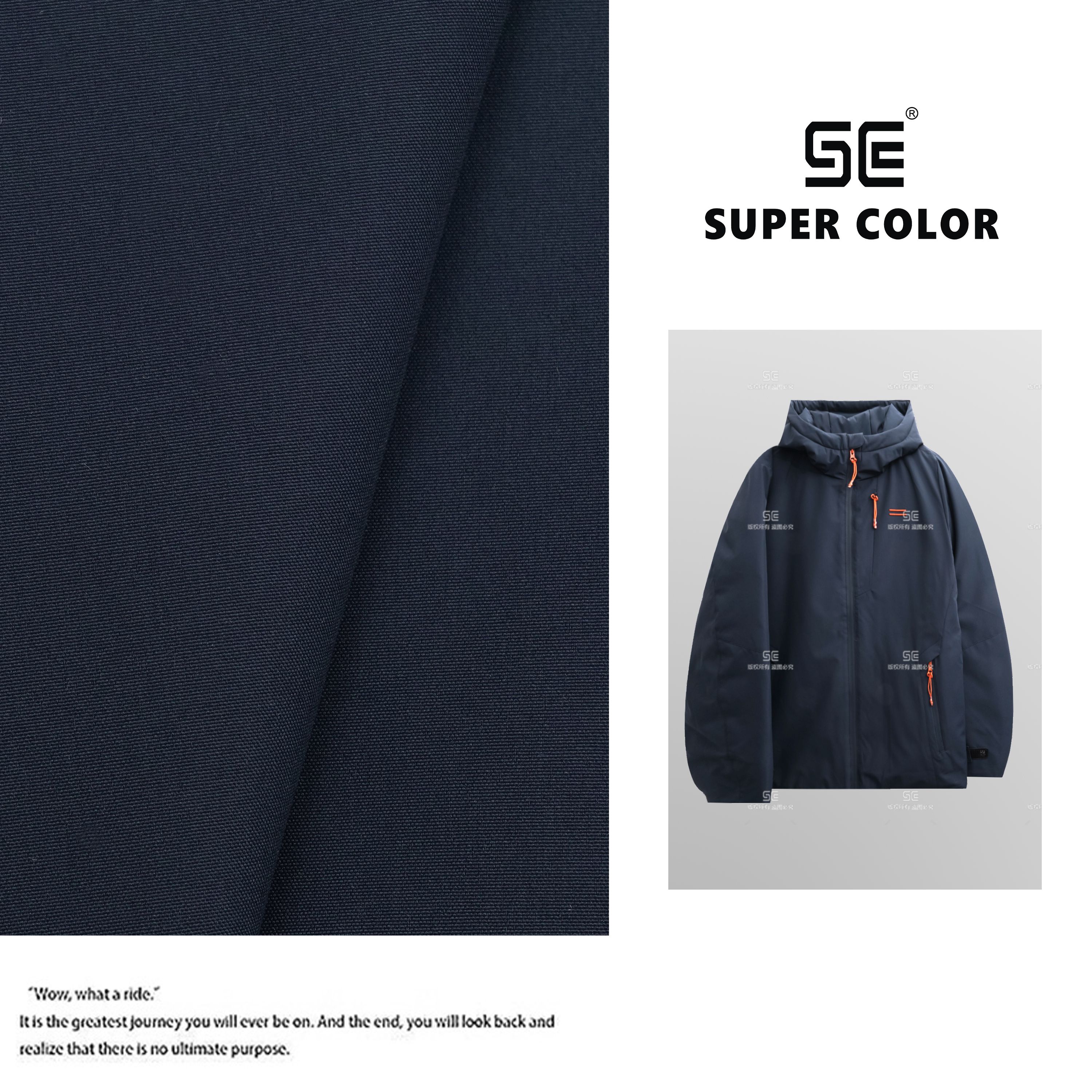 supercolor【黑武士鹅绒服】25ss//新款轻奢百搭纯色连帽鹅绒服 T