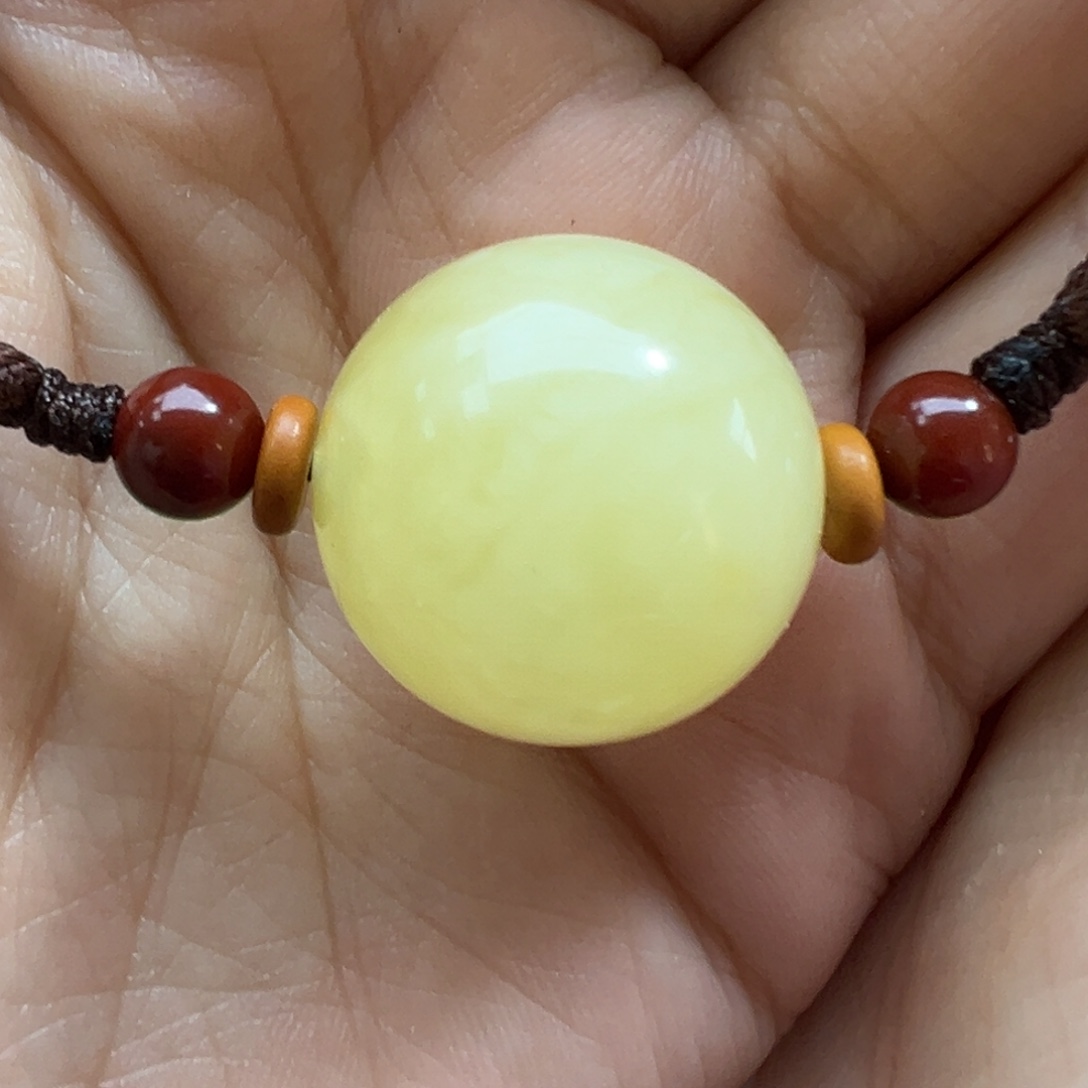 定制琥珀蜜蜡定制21➕圆珠
