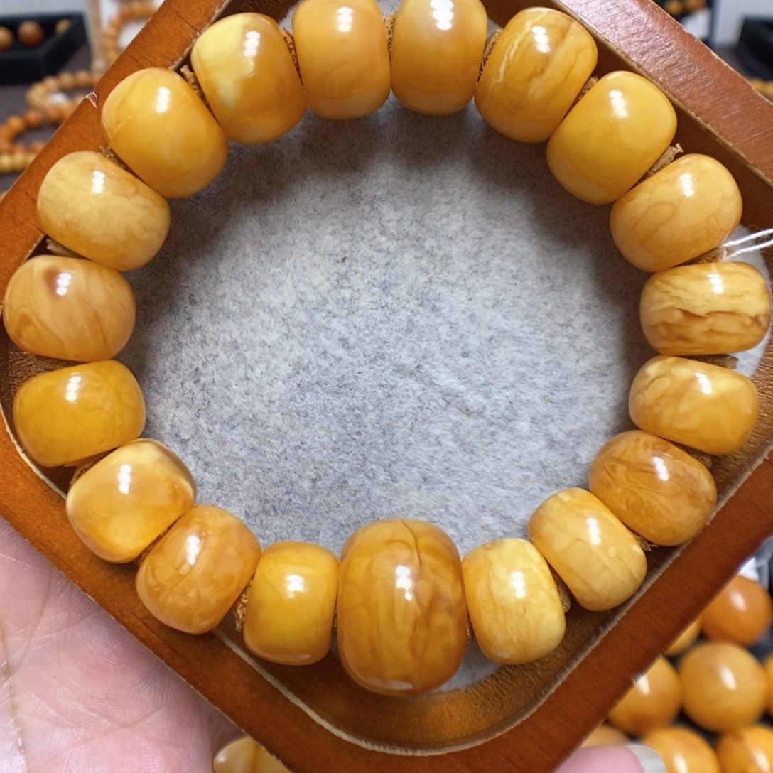 蜜蜡手串未镶嵌蜜蜡