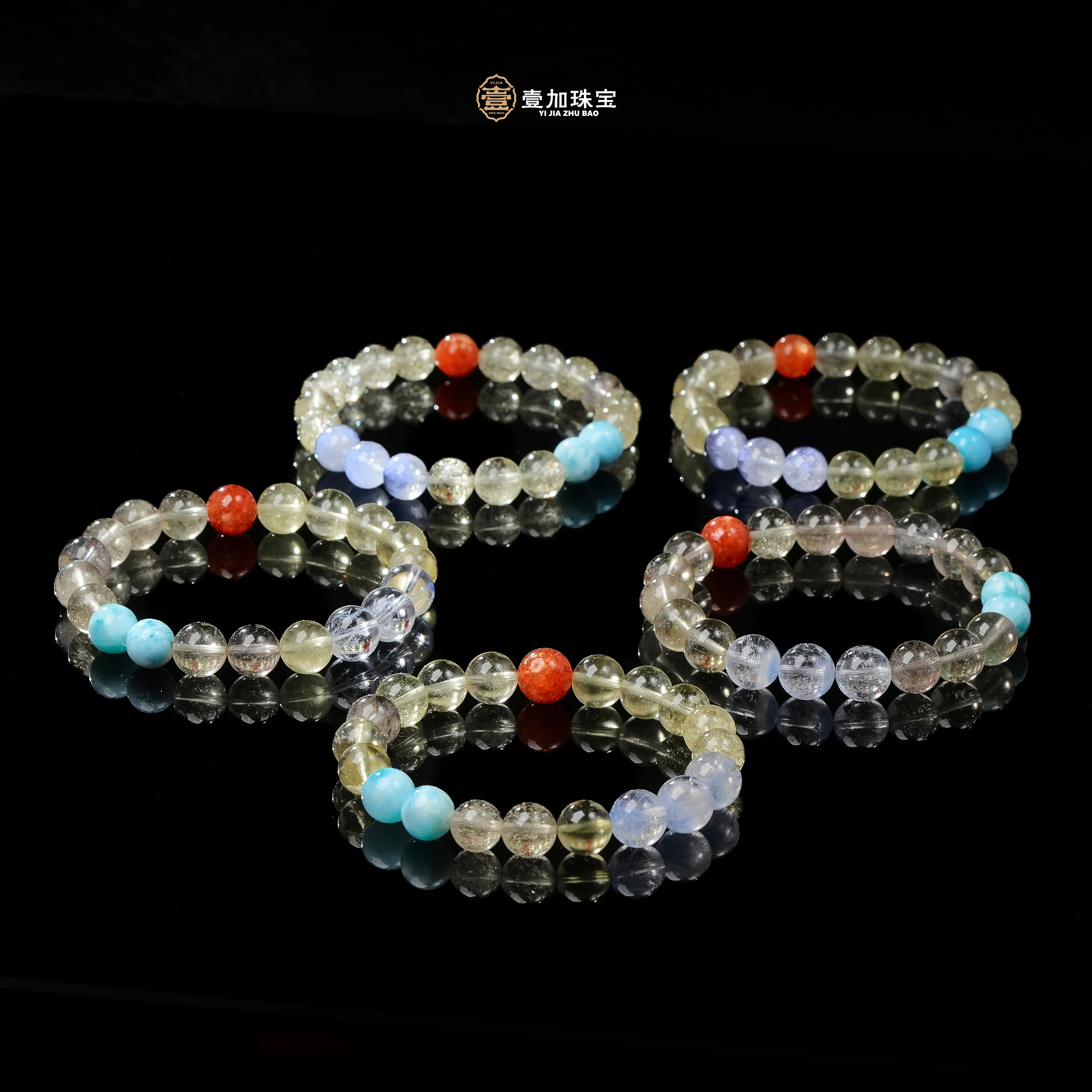 壹加师姐｜手工设计福运五行多宝手串多样性发一7929n