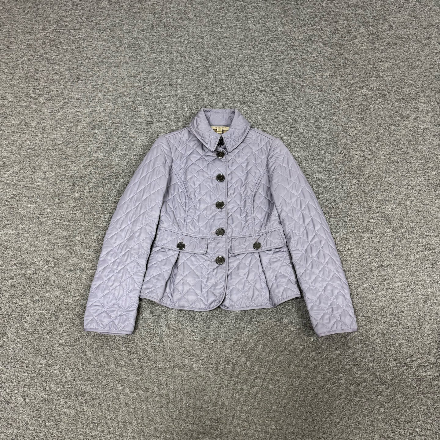 99新 AMIPARIS Burberry 紫色棉服xs码
