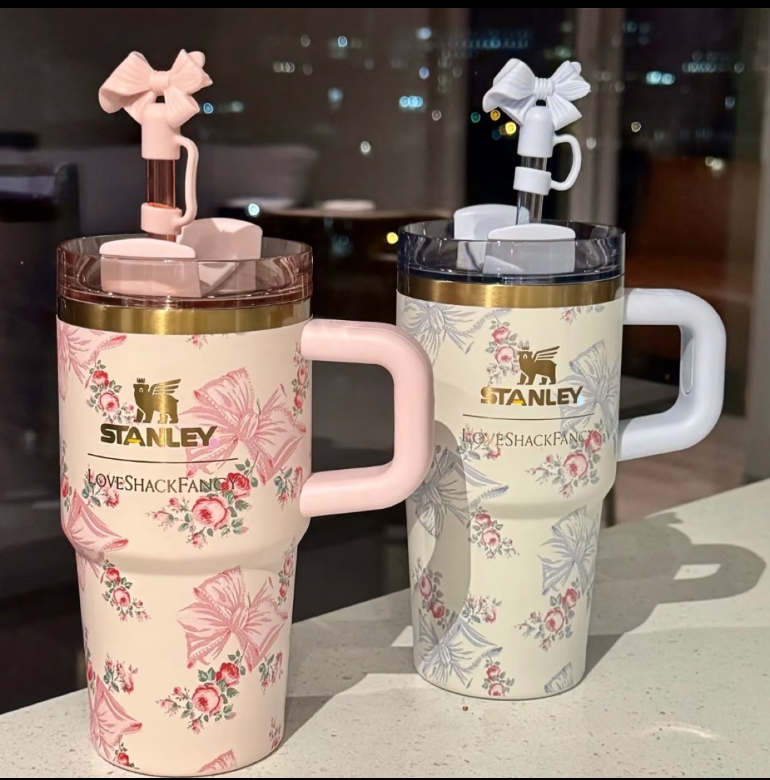 【孤品联名】不支持退换STANLY不锈钢真空吸管水杯大容量保温杯