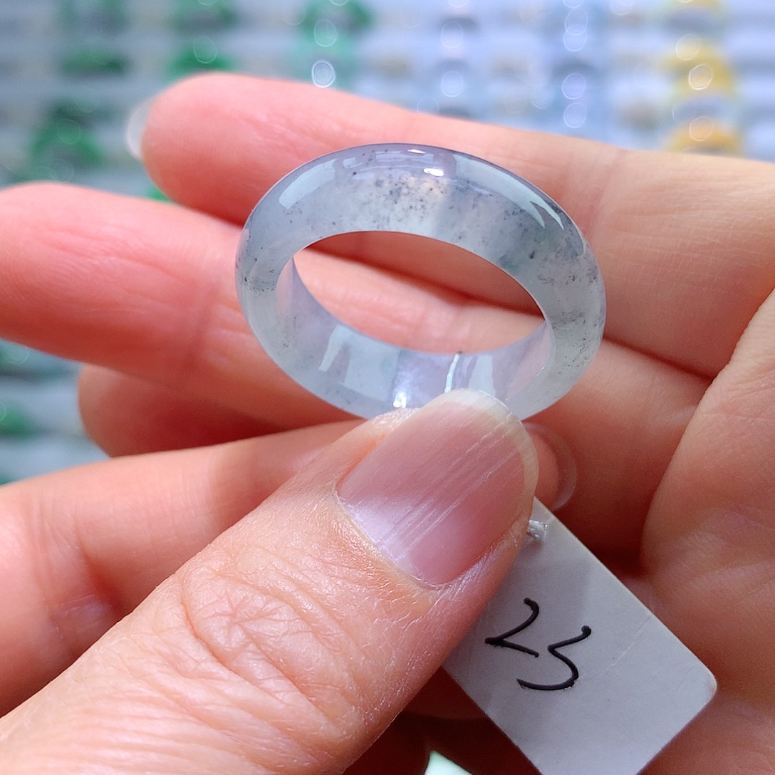 翡翠戒指未镶嵌23号