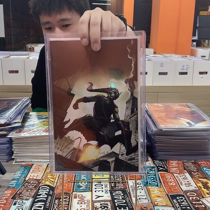 纸蜘蛛侠与绿魔第一期100比例全图