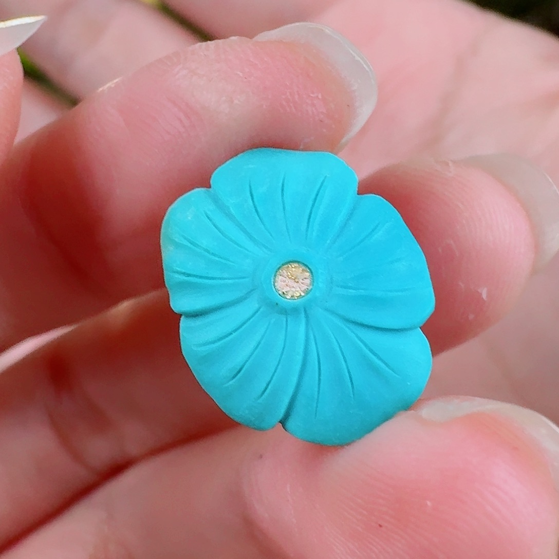 绿松石珠宝奇石未镶嵌