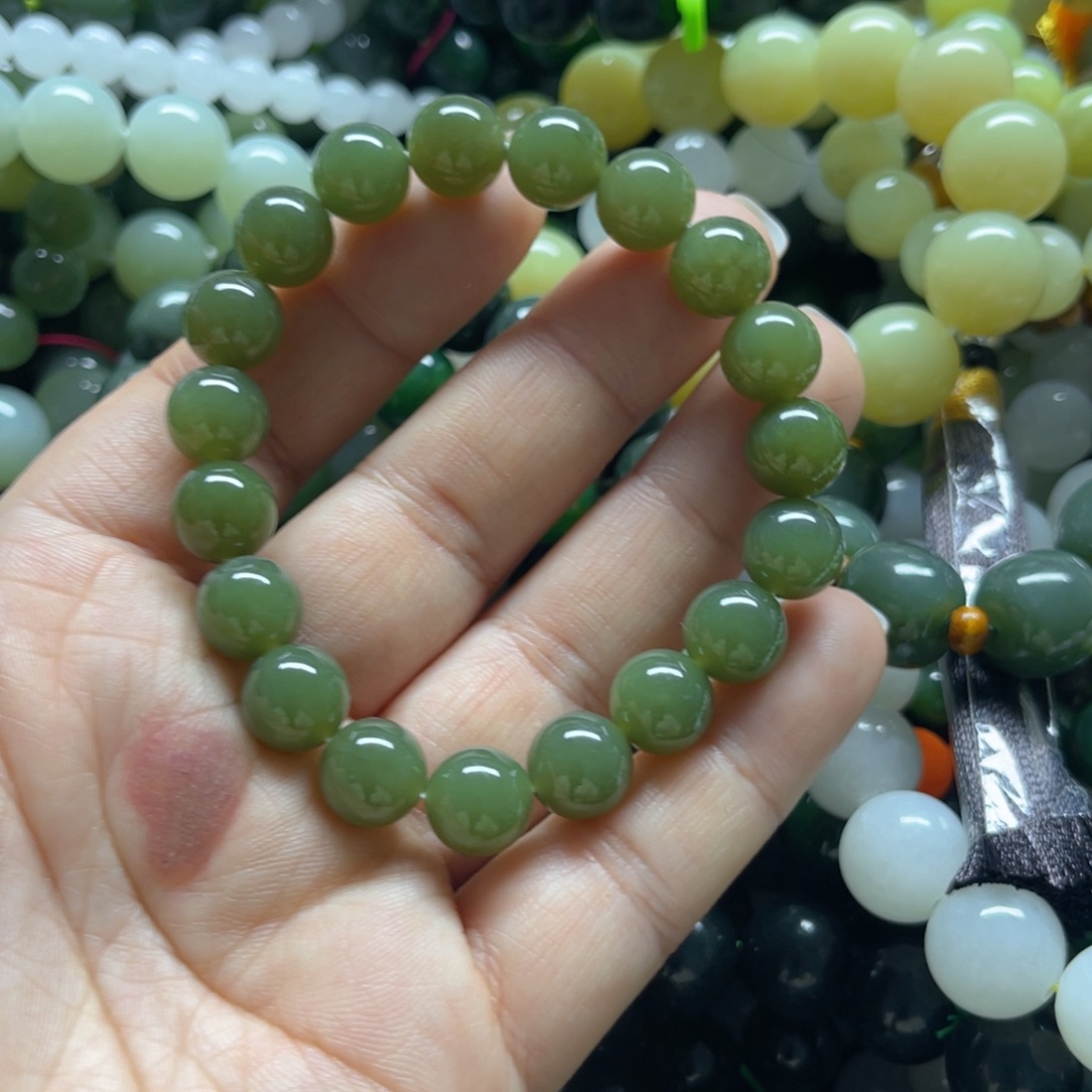 和田玉手链未镶嵌