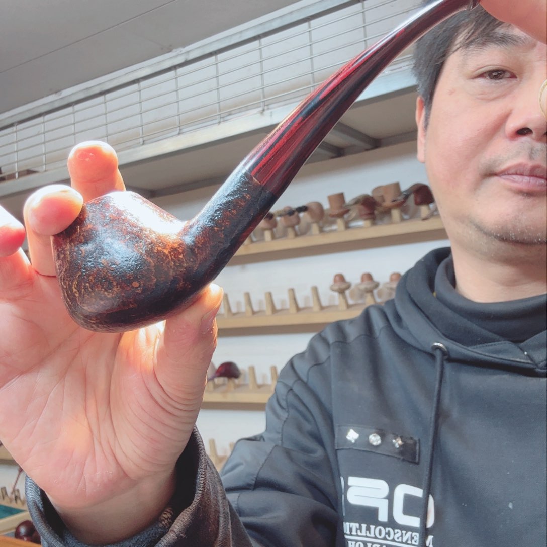 巴*金焦耀烟斗一弯斗