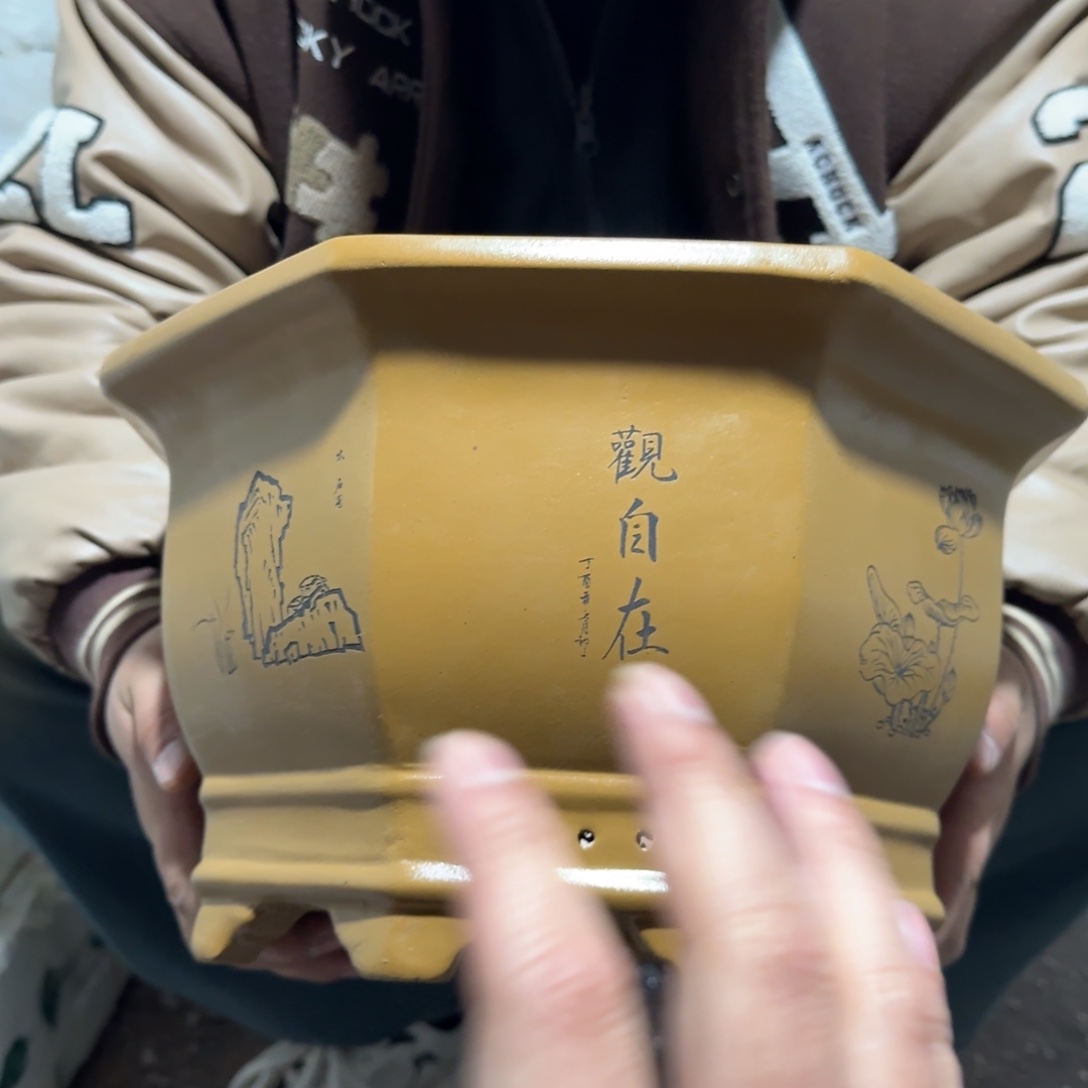 花盆紫砂口径和重量的