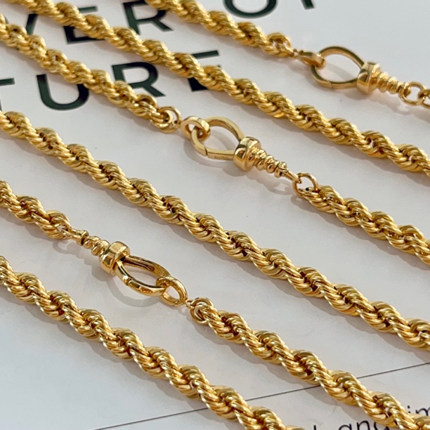 【金禧禧】18k金麻花链4.0mm/多样发其一/克重多退少补