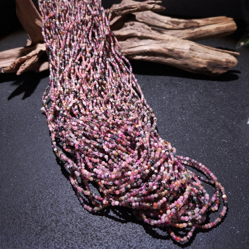 【黑胖珠宝】H0698  老矿碧玺多圈手链 ——多样性发其一