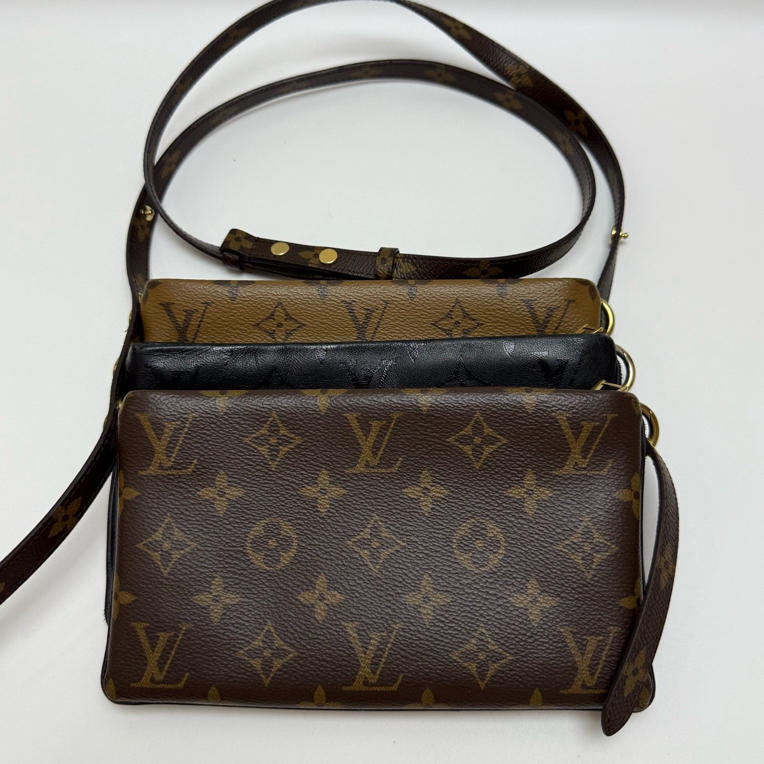 95新 LouisVuitton/路易威登 lv路易威登 芯片款三合一腋下包 