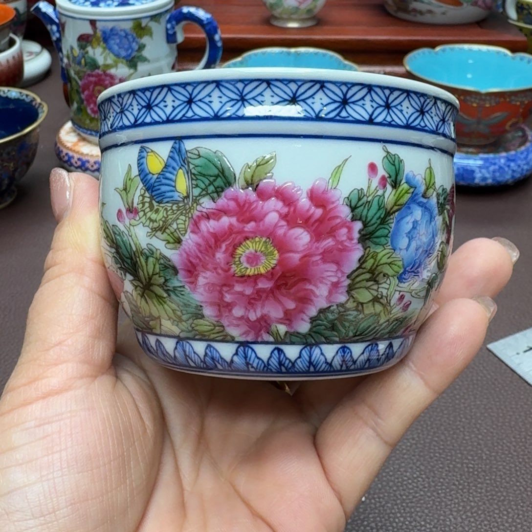 瓷片景德镇仿古手工制作精品展示