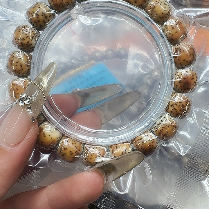 星月菩提手串387高端火烧云星月菩提12桶单圈