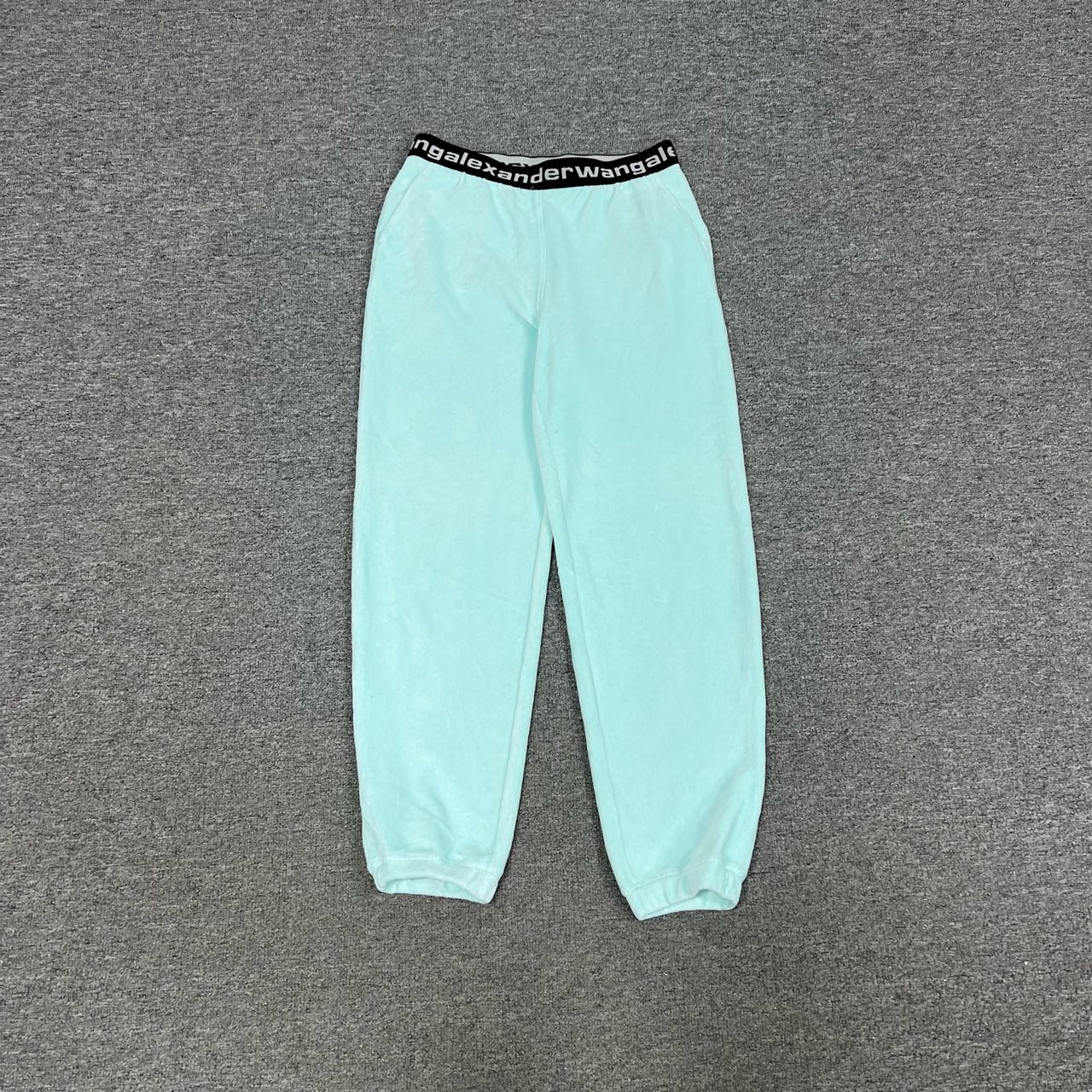 99新 maje 大王 薄荷蓝 休闲裤