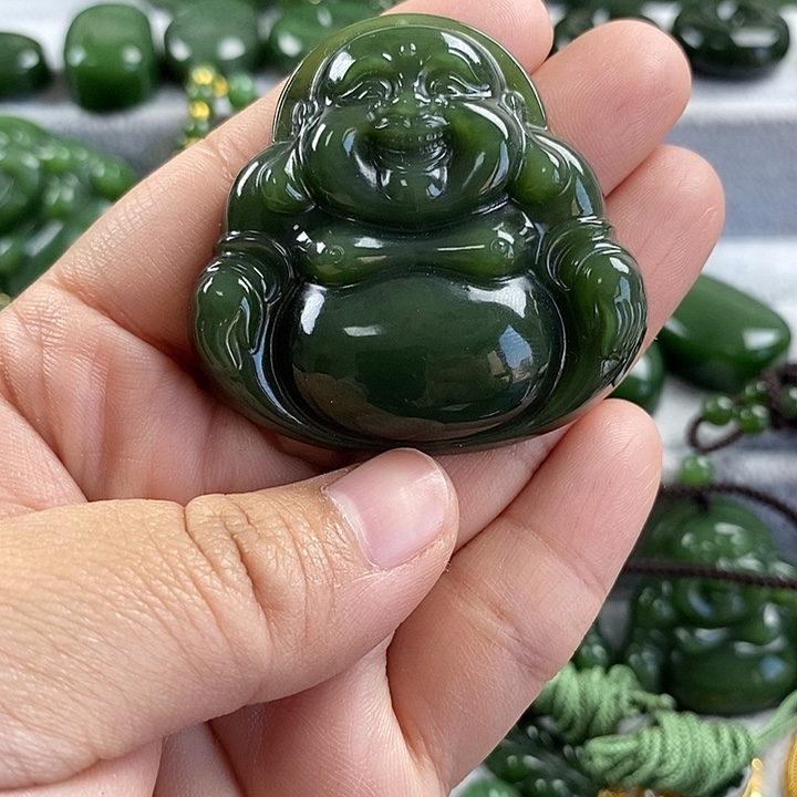 和田玉（碧玉）未镶嵌颈饰46