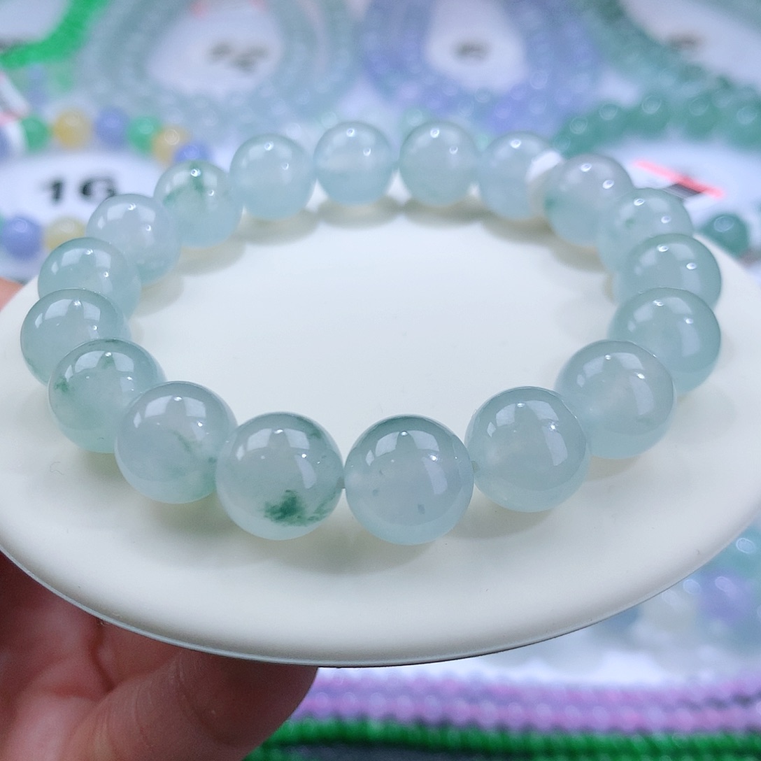 翡翠手链未镶嵌卡10