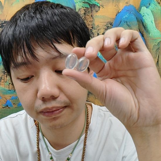 用***7水晶耳饰未镶嵌水晶耳环100，