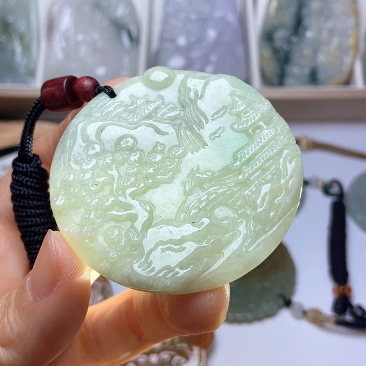 翡翠未镶嵌颈饰翡翠