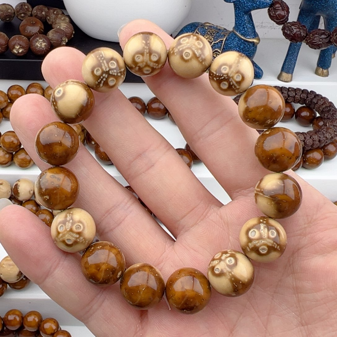 紫金鼠手串民**创精品花皮14