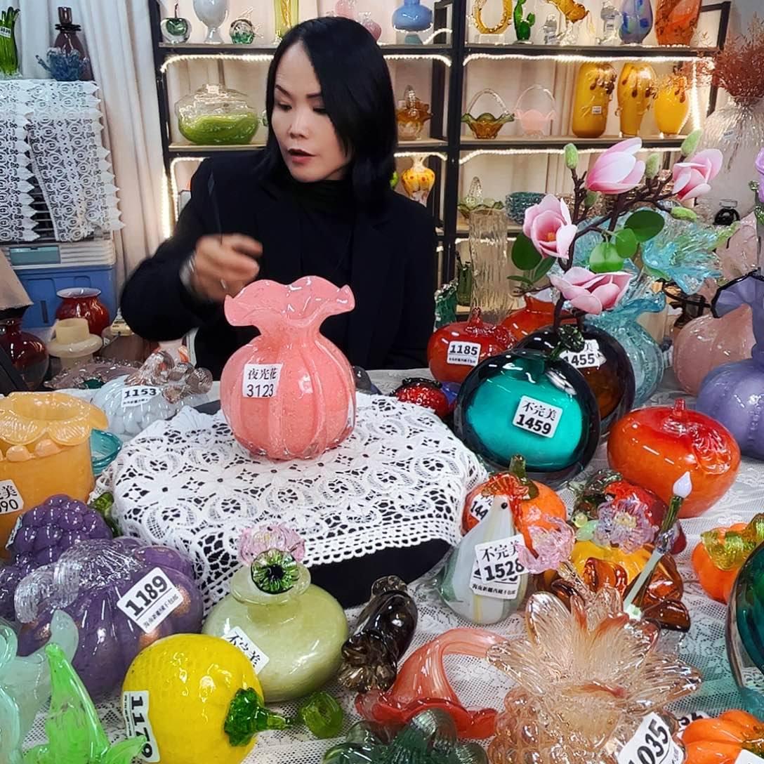 3123 家悦美居琉璃摆件