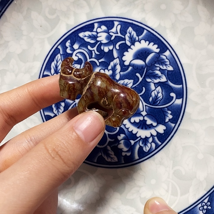 瓷片瓷片 瓷器 摆件1个