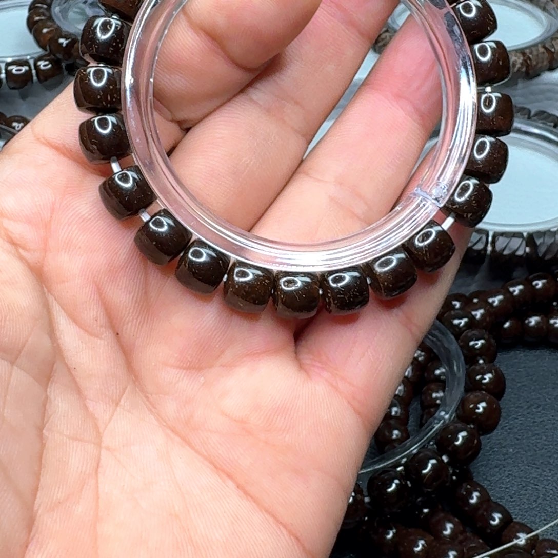 简***7吊坠椰蒂印尼原生态精工椰蒂9x7直切