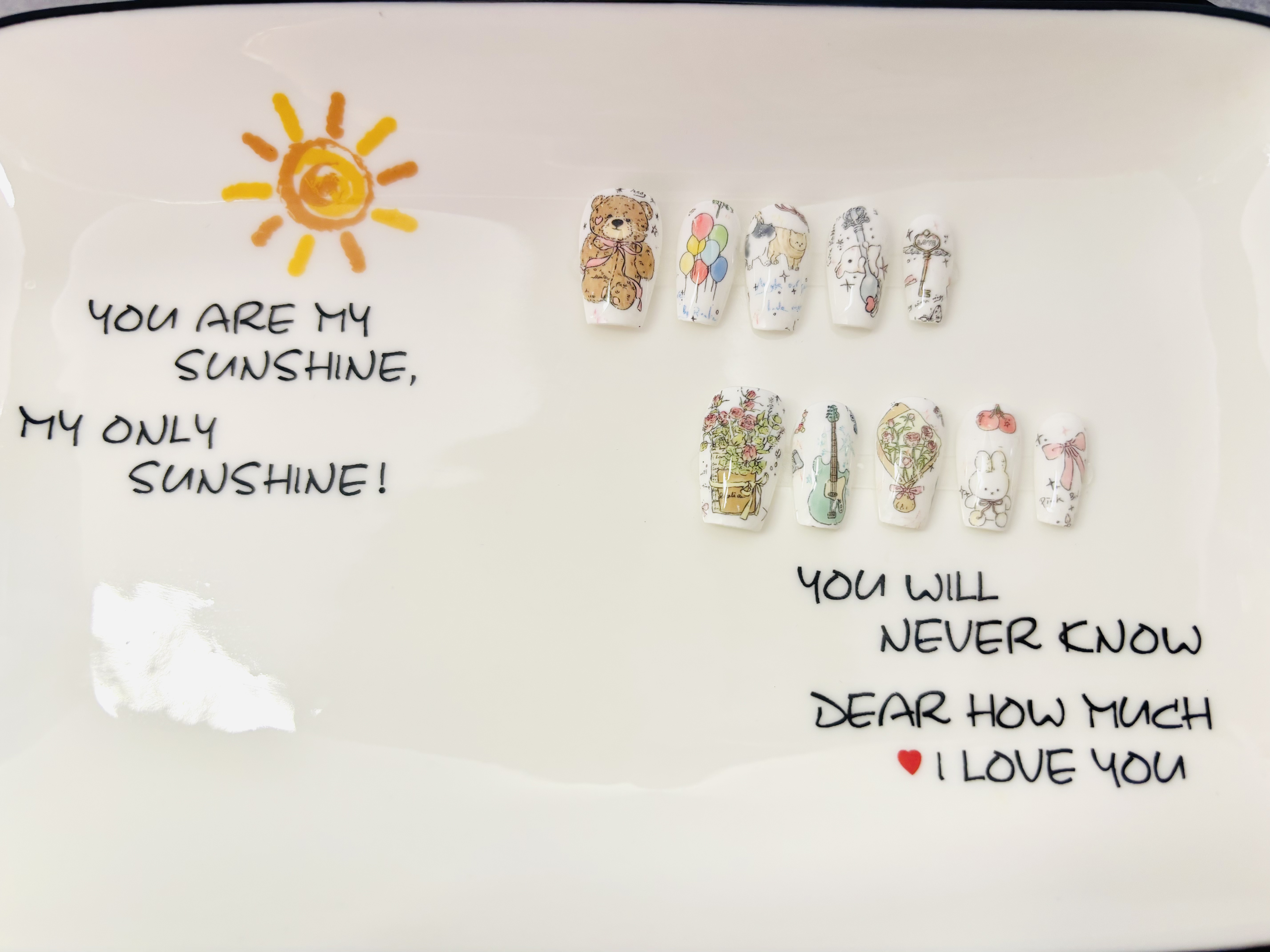 预定纯手工穿戴甲送工具包（一单一拍/NO退NO换)