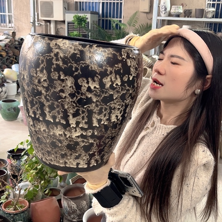 正品口25高30花盆……