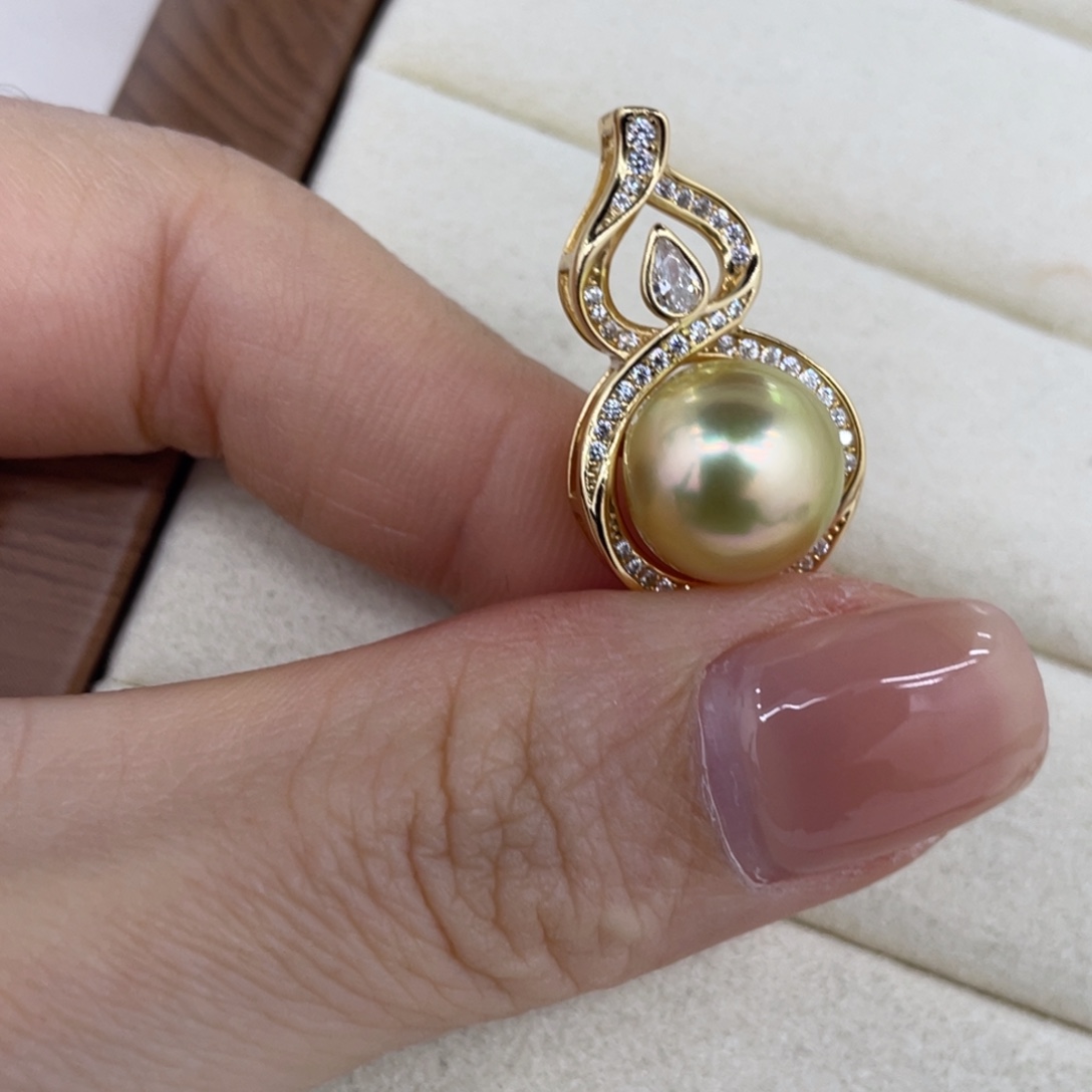 颈饰海水珍珠银S925镶嵌