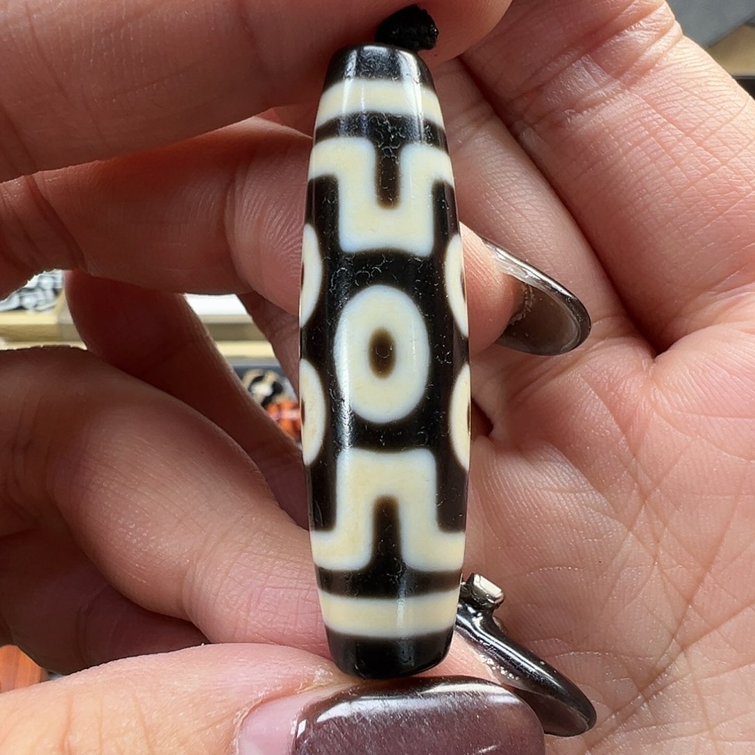 玛瑙/玉髓未镶嵌珠宝半成品聚缘古法奶黄坦诚七眼