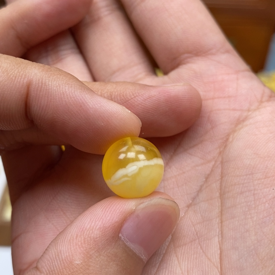 琥珀未镶嵌珠宝奇石13.4尺寸