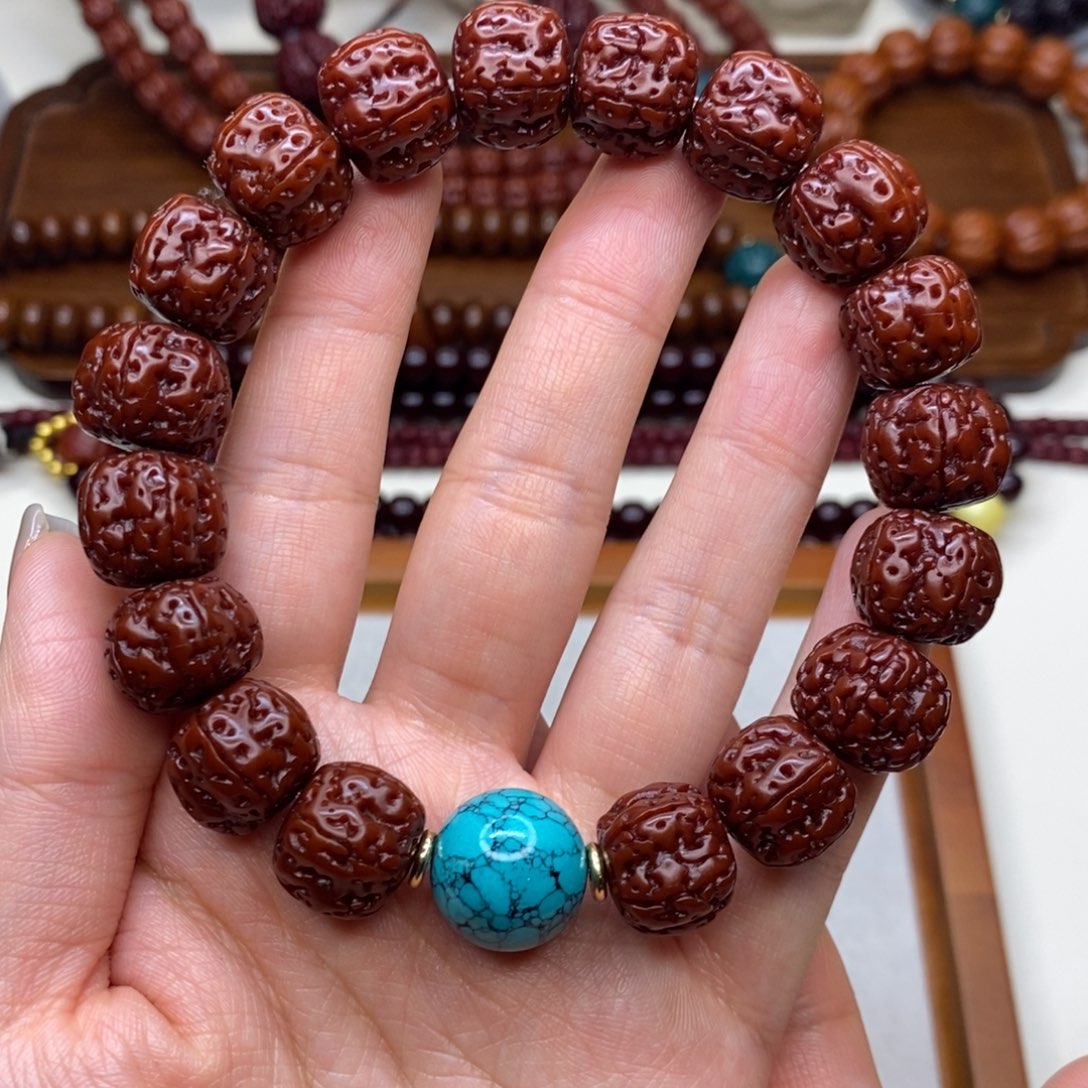 金刚菩提吊坠15帝王花单圈